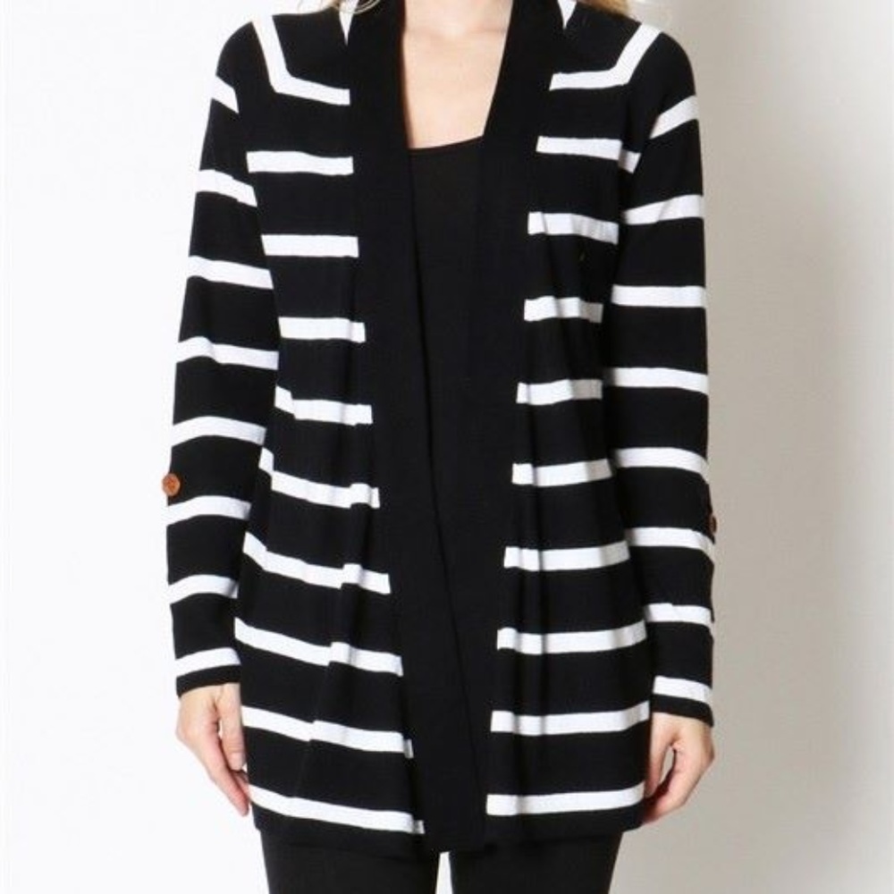 Black and White Cardigan